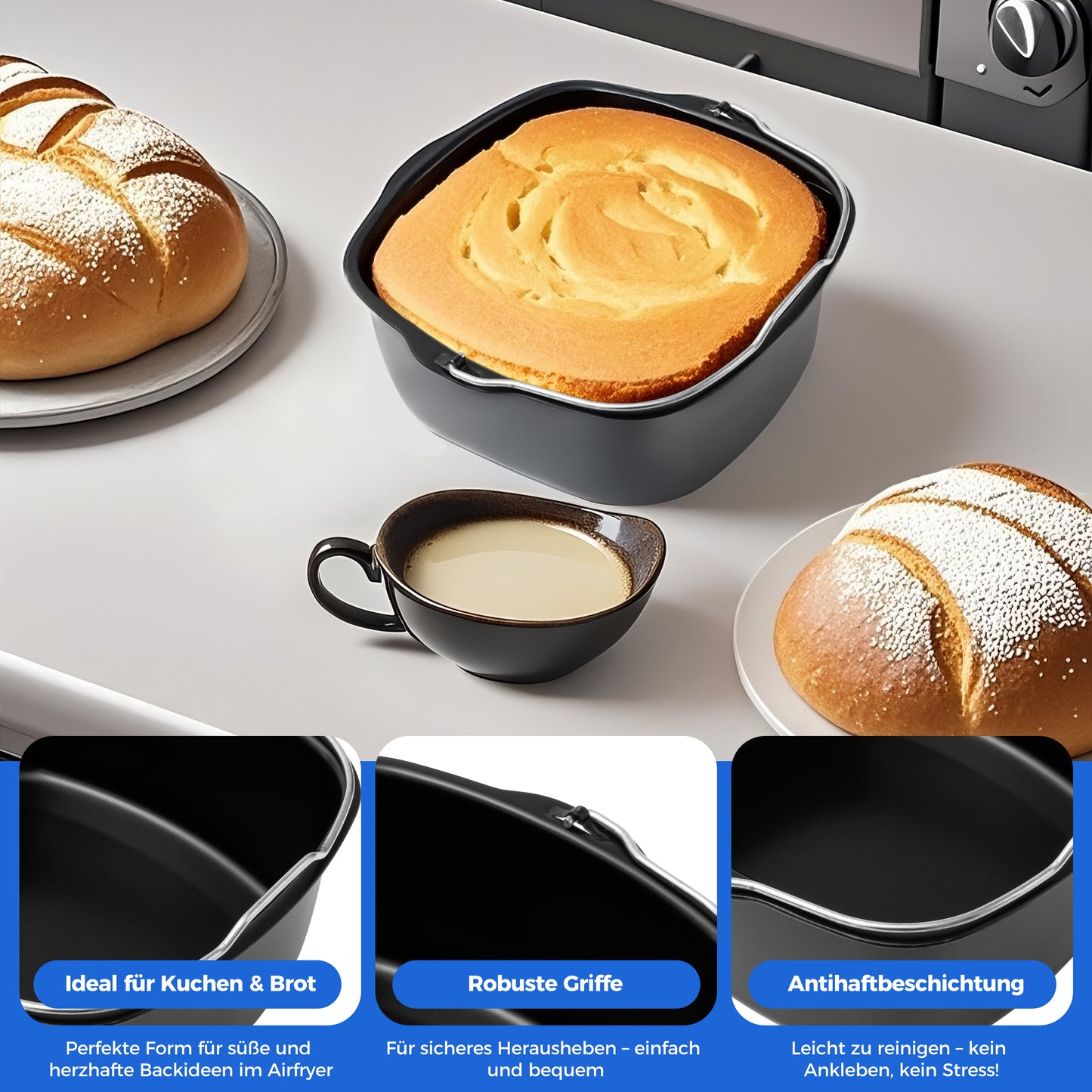 Das komplette Zubehör Set XXL – 7-teilig für 4-8 Liter Fritteusen | Empfohlen vom Friteusen-Profi