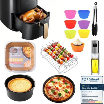 Das komplette Zubehör Set XXL – 7-teilig für 4-8 Liter Fritteusen | Empfohlen vom Friteusen-Profi