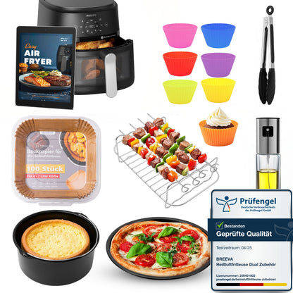 Das komplette Zubehör Set XXL – 7-teilig für 4-8 Liter Fritteusen | Empfohlen vom Friteusen-Profi
